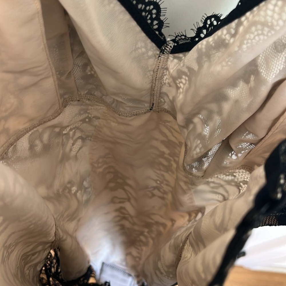 🕶️Shapellx Shapewear Firm Control Smoothing Full Lace Black Bodysuit XL - Picture 5 of 8